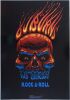 1991 Victor Moscoso D.J. Burns Band Rock & Roll Signed Moscoso Uncut Poster Proof Near Mint 89