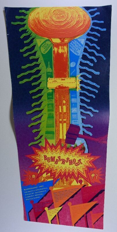 1991 B.B. King Etta James Neville Bros Laura Nyro Bumbershoot Seattle Arts Fest Poster Extra Fine 63