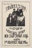 1967 The Orkustra California Hall Handbill Extra Fine 65