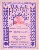 1967 The Old House Passing The Pleasure Garden The Glide Church Handbill Extra Fine 69