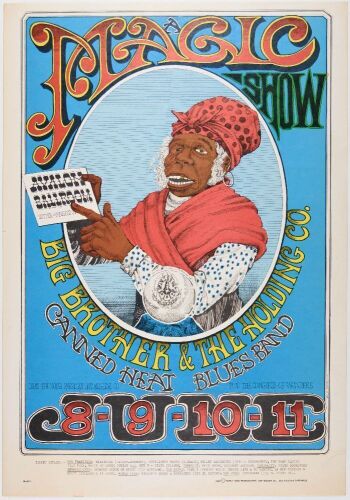 1967 FD-65 Big Brother and the Holding Company Avalon Ballroom Poster Excellent 77