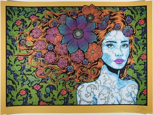 2021 Chuck Sperry Pythia LE Signed Sperry Poster Near Mint 85