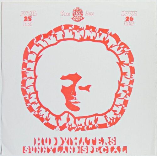 1969 VG-690425 Muddy Waters Sunnyland Special The Vulcan Gas Company Austin Handbill Near Mint 81