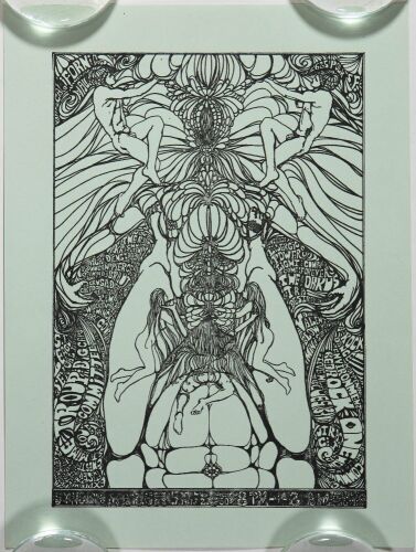 1967 Bedrock One S.F. Mime Troupe The Diggers Steve Miller California Hall Handbill Near Mint 89