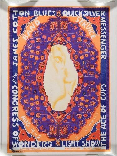 1967 Quicksilver Messenger Service Continental Ballroom Handbill Near Mint 89