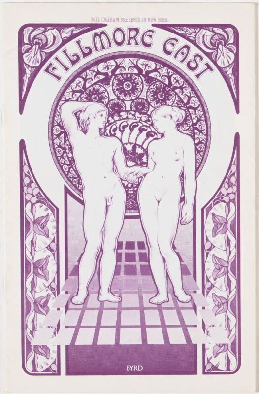 1970 Mountain Mylon Fillmore East Program Excellent 79