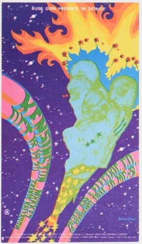 1968 G/G-681018 MC5 Pacific Gas & Electric Grande Ballroom Detroit Postcard Near Mint 89