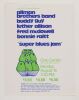 1971 Allman Brothers Band Buddy Guy Bonnie Raitt Blues Bag One Philadelphia Civic Center Flyer Excellent 79