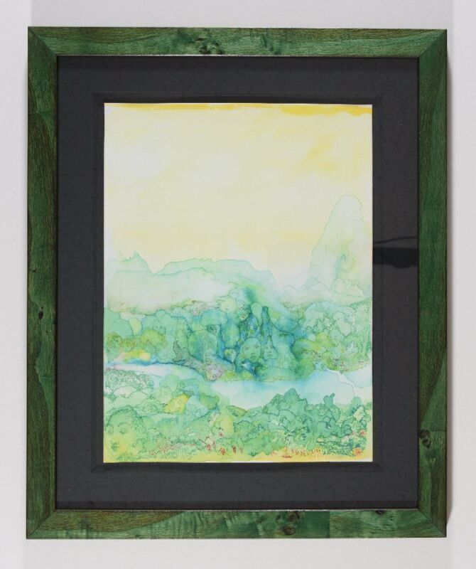 2003 Lee Conklin Original Watercolor Signed Conklin Painting Framed