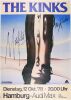 1978 The Kinks Audi Max Hamburg Germany Poster Excellent 77