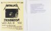 1982 Metallica The Troubadour Los Angeles Flyer Mint 93 with LOA