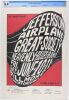 1966 BG-10 Jefferson Airplane Great Society Fillmore Auditorium Poster CGC 8.0
