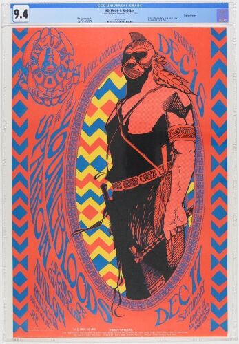 1966 FD-39 The Youngbloods Sparrow Avalon Ballroom Poster CGC 9.4