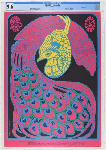 1967 FD-51 Quicksilver Miller Blues Band Avalon Ballroom Poster CGC 9.6