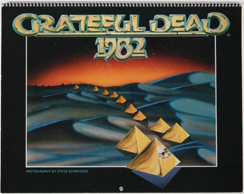 1982 Grateful Dead Calendar Near Mint 85