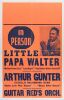 1955 Little Papa Walter Hatch Show Print Tour Blank Poster Extra Fine 63