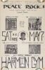 1966 Grateful Dead Harmon Gymnasium UC Berkeley Peace Rock III Poster Extra Fine 65