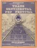 1970 AOR-4.132 The Band Grateful Dead Janis Joplin Festival Express CNE Grandstand Toronto Poster Excellent 73 Restored