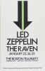 1969 Led Zeppelin The Boston Tea Party Poster Near Mint 89