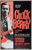 1973 Chuck Berry Portland Memorial Coliseum Cardboard Poster Near Mint 85