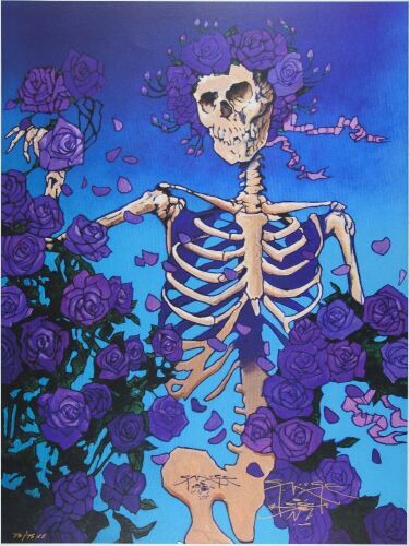 2022 Stanley Mouse Purple Haze AE Signed Mouse Poster Mint 95