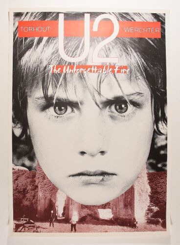 1985 U2 Torhout Festivalpark & Werchter Festivalpark Belgium Poster Excellent 73