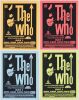 2000 Lot of 4 The Who Hollywood Bowl Handbills Near Mint 89