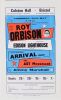 1970 Roy Orbison Colston Hall Bristol Ticket Order Form Near Mint 87