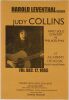 1965 Judy Collins Philadelphia Academy of Music Handbill Near Mint 83