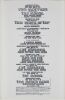 1971 Van Morrison The Band The Beach Boys S.F. Civic Auditorium Winterland Calendar Handbill Excellent 77