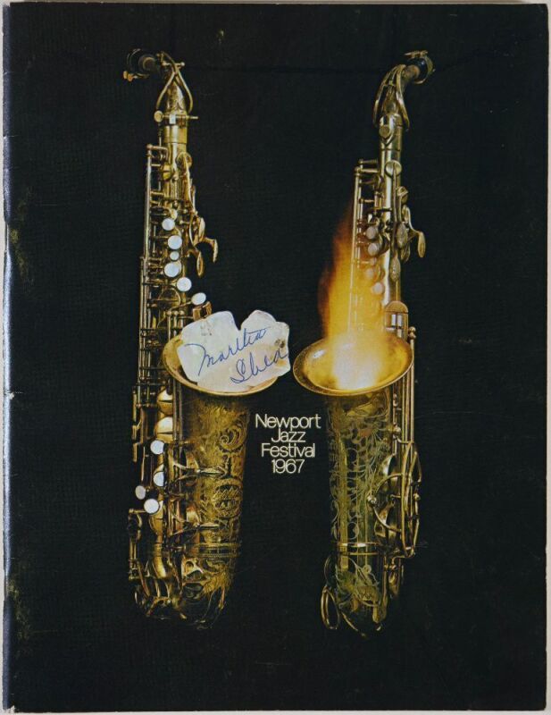 1967 Thelonious Monk Dizzy Gillespie The Newport Jazz Festival Program Near Mint 81