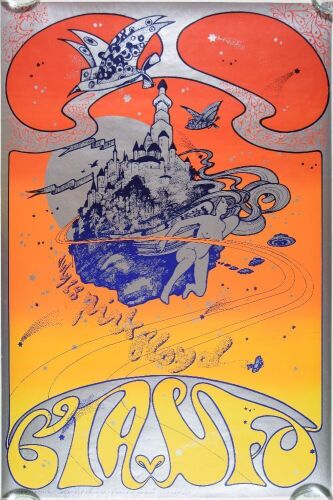 1967 OA-114 Pink Floyd UFO Club London RP3 Poster Excellent 77