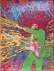 Martin Sharp Jimi Hendrix Explosion Second Printing Poster Extra Fine 63
