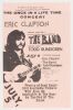1974 Eric Clapton The Band Todd Rundgren Three Rivers Stadium Pittsburgh Handbill Extra Fine 69 Trimmed