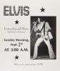 1973 Elvis Presley 3AM Hilton Hotel Las Vegas Concert Poster Mint 91 with Ed Bonja Letter of Authenticity