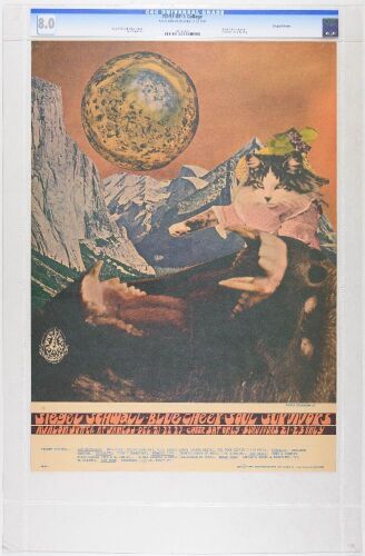 1967 FD-97 Siegel Schwall Blue Cheer Avalon Ballroom Poster CGC 8.0