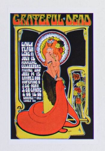 1967 AOR-3.179 Bob Masse Grateful Dead Agradome Dante's Inferno Vancouver Card GRADE?