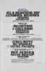 1971 Bill Graham Presents Chuck Berry Little Richard Mountain S.F. Civic Auditorium & Winterland Calendar Handbill Near Mint 87