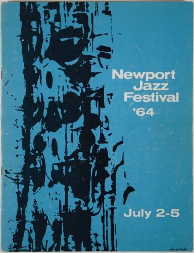 1964 Thelonious Monk Sister Rosetta Tharpe Stan Getz Newport Jazz Festival Program Near Mint 80
