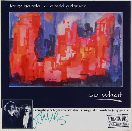 1998 Jerry Garcia & David Grisman So What Promo Poster Excellent 79