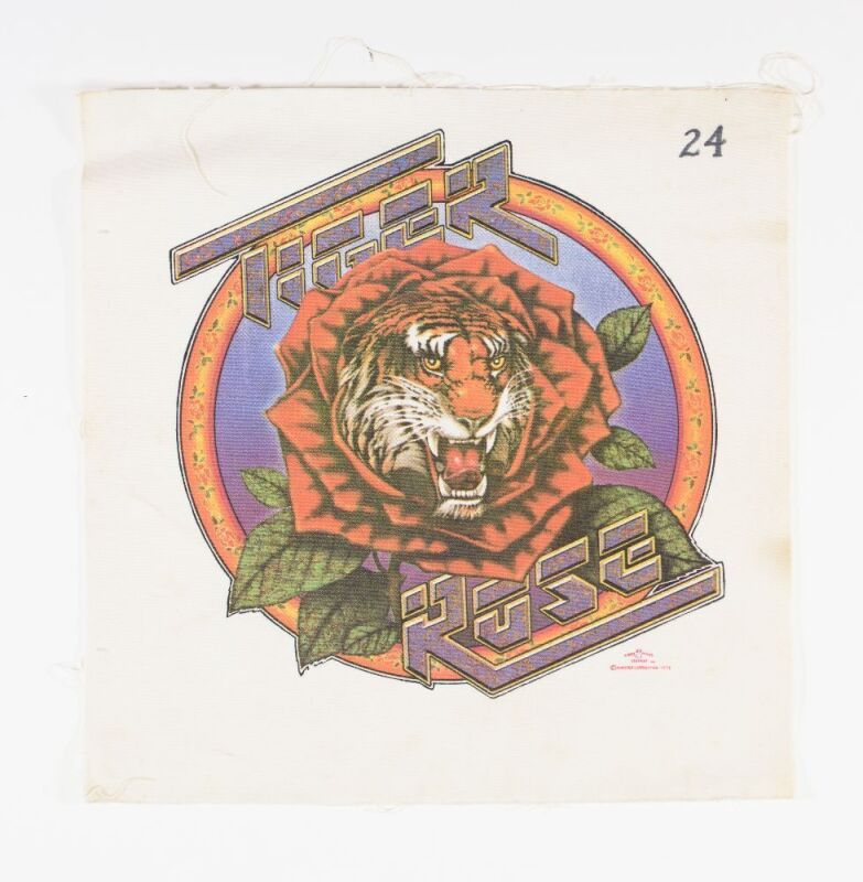 1974 Monster T's Mouse Studios Tiger Rose T-Shirt Pellon