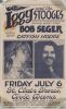 1973 Iggy & The Stooges Bob Seger St Clair Shores Civic Arena Flyer Extra Fine 63