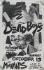 1977 Dead Boys McVan's Buffalo Signed Elias Flyer Near Mint 87