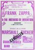 1974 Frank Zappa & The Mothers of Invention Capitol Theatre Poster Near Mint 89