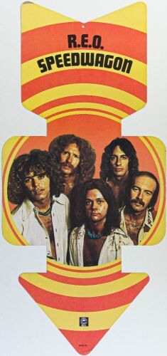 1974 R.E.O. Speedwagon Epic Records Cardboard Promo Display Extra Fine 69