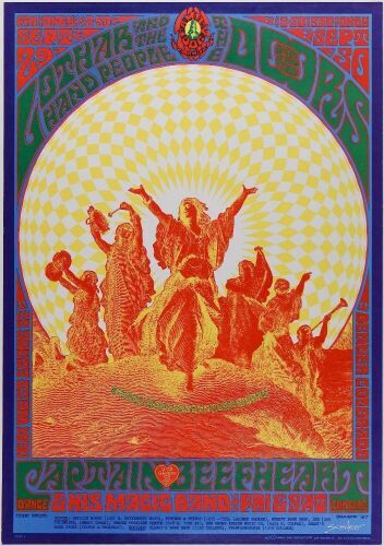 1967 FD-84 The Doors 1601 W Evans Street Denver Signed Schnepf RP2 Poster Excellent 79