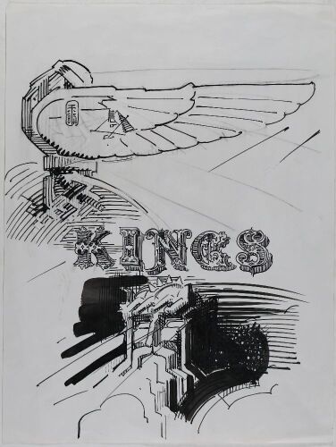 1985 Rick Griffin Darrell Mansfield Revelation Original Art