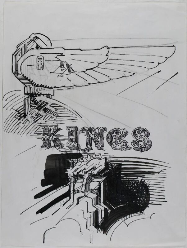 1985 Rick Griffin Darrell Mansfield Revelation Original Art