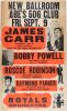 1966 James Carr Bobby Powell Abe's 506 Club Pensacola Cardboard Globe Poster Extra Fine 63