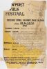 1964 Bob Dylan Joan Baez Newport Folk Festival Poster Fine 51